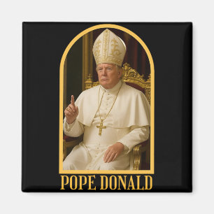 Pope Donald Trump Pope Trump Politisk satire Funn Magnet