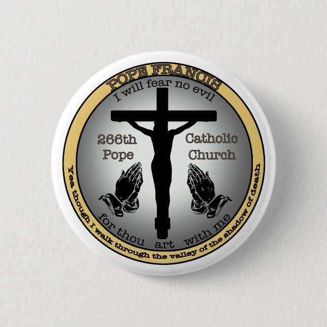 Pope Francis Knapp (Framsida)