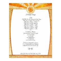 POPE FRANCIS=ST. FRANCIS ENMPLE PRAYER=Bamboo2