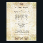 POPE FRANCIS=ST. FRANCIS ENMPLE PRAYER=Butterfly Poster<br><div class="desc">En enkel bön skrevs av den helige Francis av Assisi på 1200-talet. Han är den nuvarande påven Francis I. Den helige Francis' far var en välmående silke-handlare. Han levde det högspirerade liv som kännetecknar en ung förmögen, till och med som soldat för Assisi. När Francis reste till krig 1204 hade...</div>