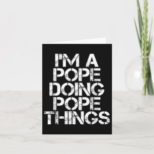 Pope Funny Surname Family Träd Birthday Reunion Gi Kort