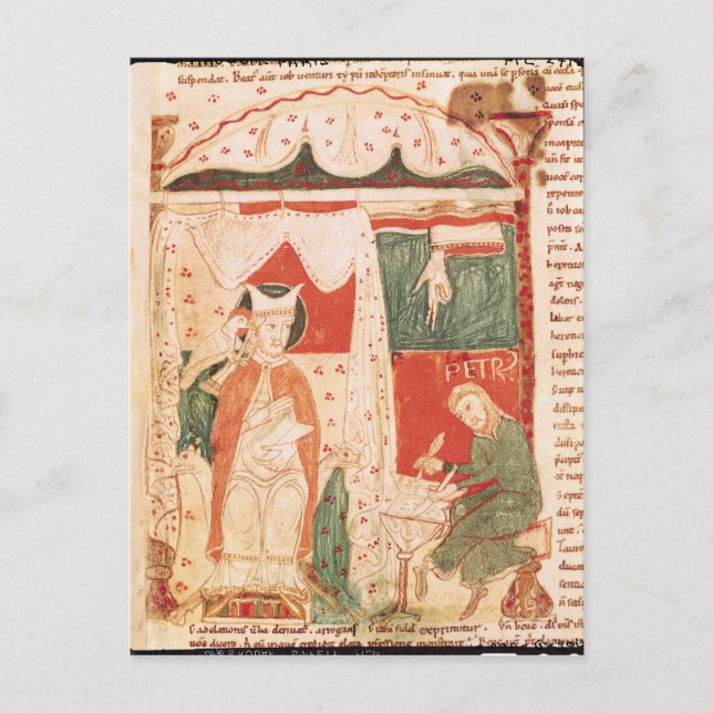 Pope Gregory I underbaren Vykort (Framsida)