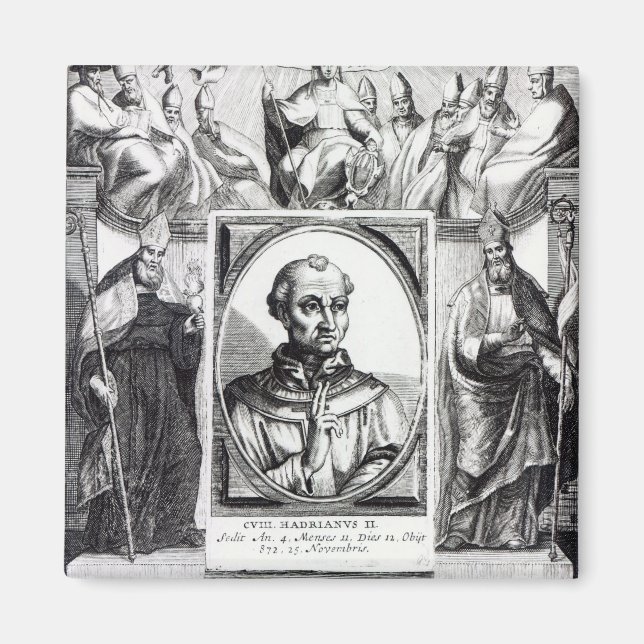 Pope Hadrian II Magnet (Framsidan)
