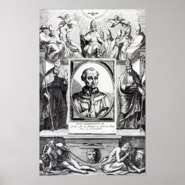 Pope Hadrian II Poster (Framsidan)