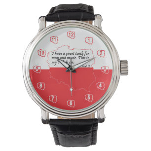 Pope John Paul Ii citationstecken Armbandsur