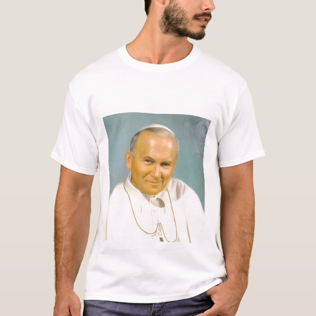 Pope John Paul Ii e Tee (Framsida)