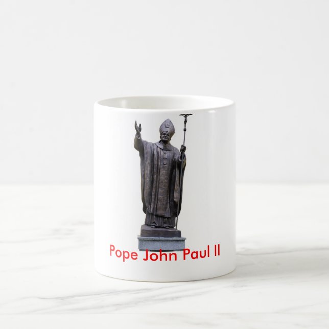 Pope John Paul Ii Kaffemugg (Center)