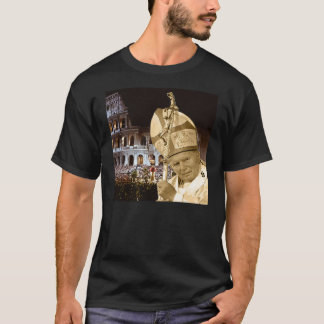 Pope John Paul Ii som välsignar T-skjortan T-shirt