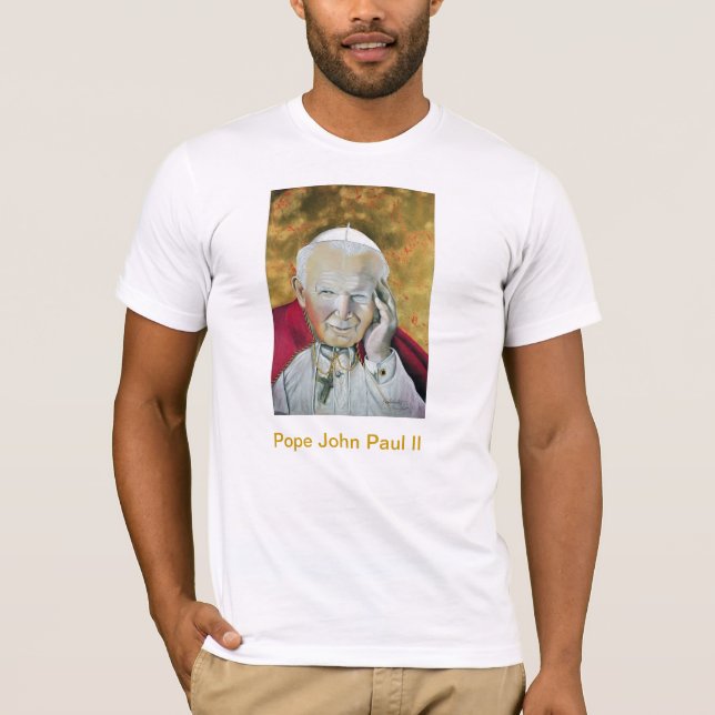 Pope John Paul Ii T-shirt (Framsida)