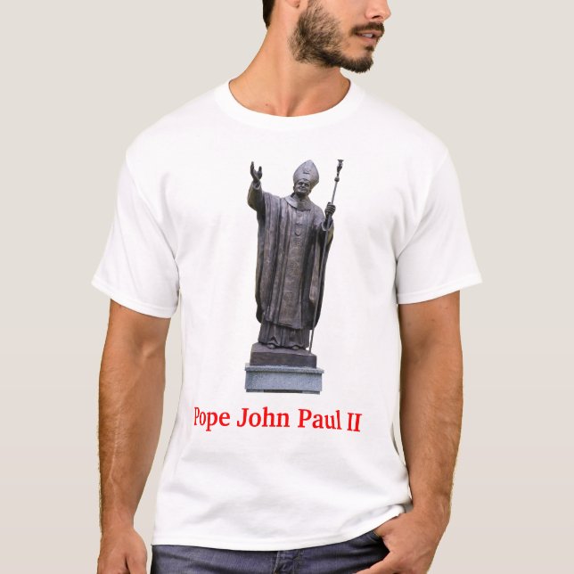 Pope John Paul Ii Tee (Framsida)