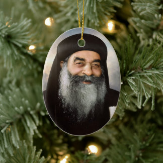Pope Kyrillos VI Julgransprydnad Keramik