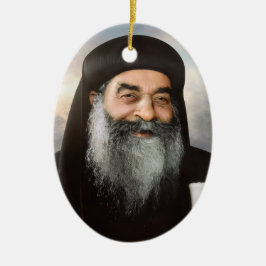 Pope Kyrillos VI Julgransprydnad Keramik
