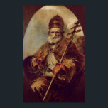 Pope Leo I Poster<br><div class="desc">Pope Leo I | av Francisco Herrera | Art Location: Prado,  Madrid,  Spanien | Spanska konstnärer | Bildsamlingsnummer: BAL44969</div>