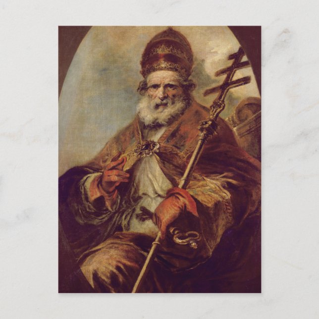 Pope Leo I Vykort (Framsida)