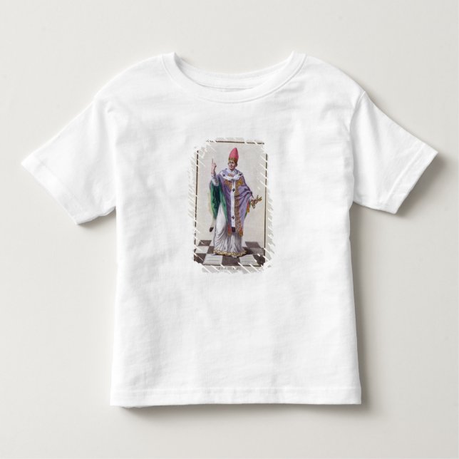 Pope Leo III (795-816) från 'Receuil des Estampes, T-shirt (Framsida)