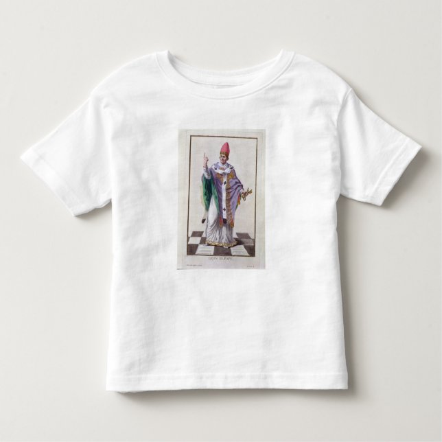 Pope Leo III (795-816) från 'Receuil des Estampes, T-shirt (Framsida)