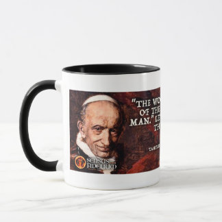 Pope Leo, katolsk citat Mugg