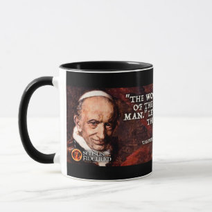 Pope Leo Quote Mugg