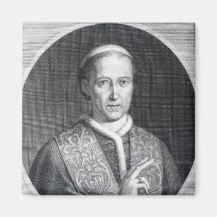 Pope Leo XII som inristas av Raffaele Persichini Magnet