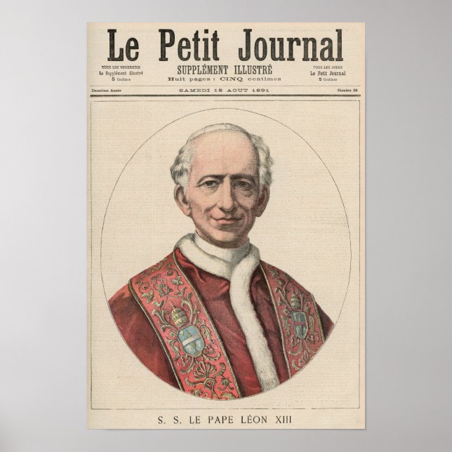 Pope Leo XIII Poster (Framsidan)