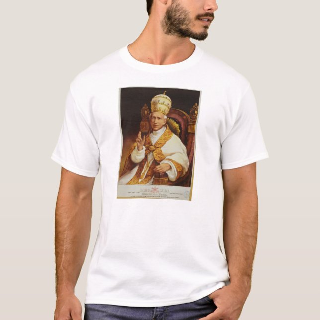 Pope Leo XIII Vincenzo Gioacchino Luigi Pecci Tee (Framsida)