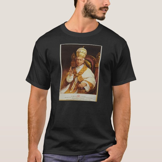 Pope Leo XIII Vincenzo Gioacchino Luigi Pecci Tee Shirt (Framsida)