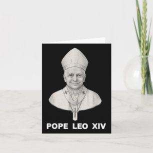 Pope Leo Xiv Porträtt Kort
