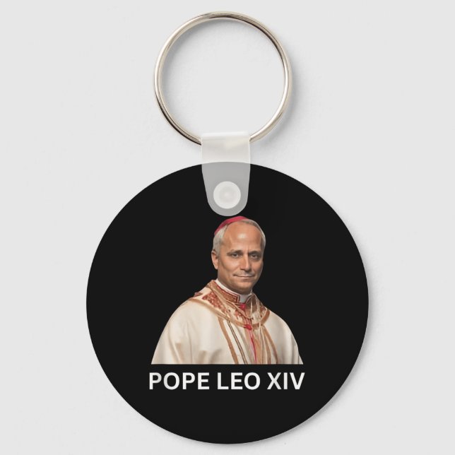 Pope Leo Xiv, Välsigna dig Pope Leo Xiv Tee Nyckelring (Framsida)