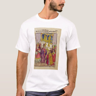Pope Martin V ger Sigismund den symboliska gåvan T-shirt