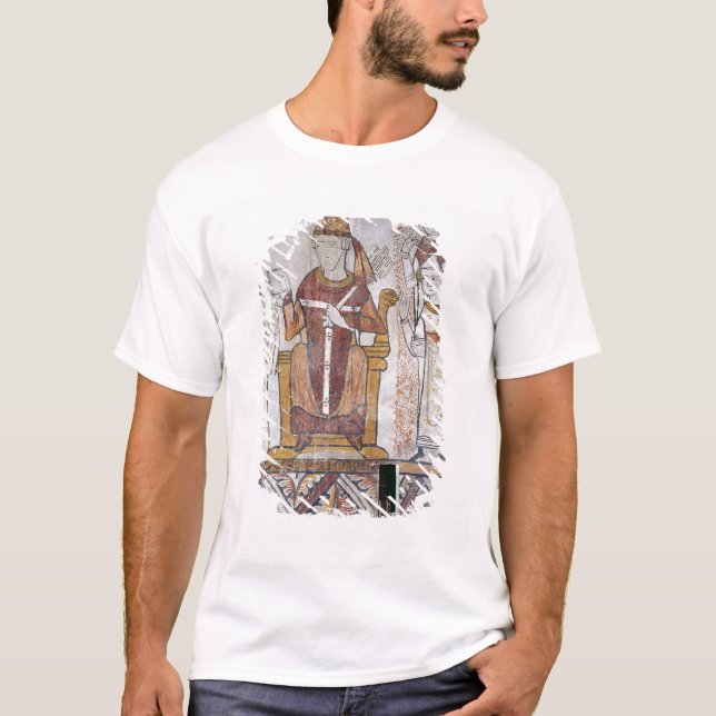 Pope Mild dropp som investerar Charles av Anjou T-shirt (Framsida)