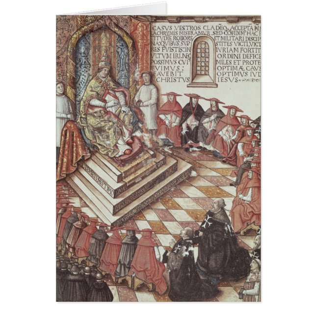 Pope Mild VII Hälsningskort (Framsidan)