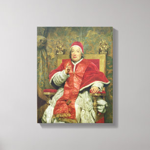 Pope Mild XIII (1693-1769) (olja på kanfas) Canvastryck