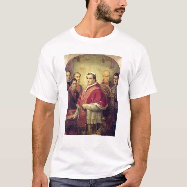 Pope Pius IX 1847 Tee Shirt (Framsida)