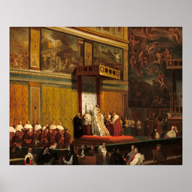 Pope Pius VI - Jean-Auguste- Ingres Fine Art Poster (Framsidan)