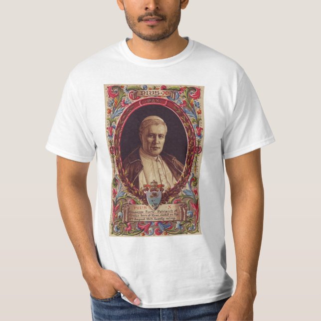 Pope Pius X T-shirt (Framsida)