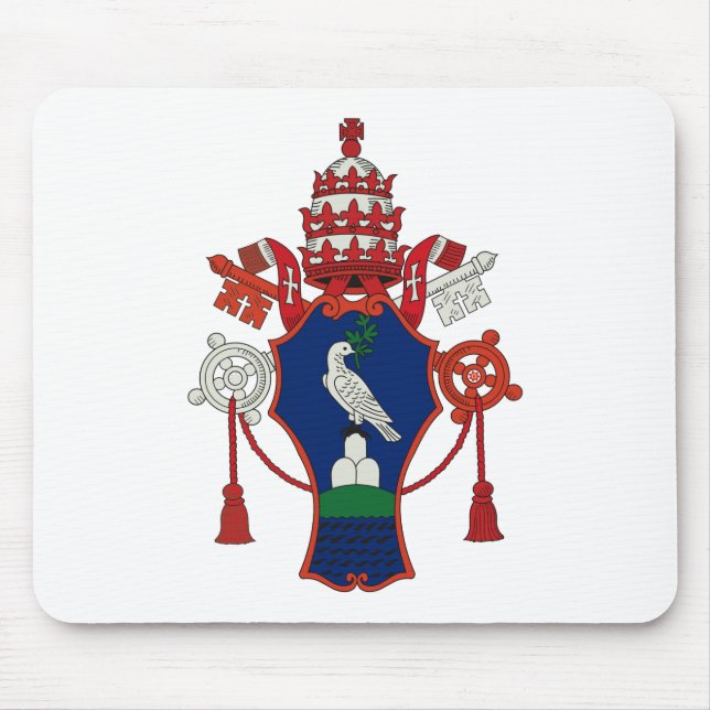 Pope Pius XII Mousepad Musmatta (Framsidan)
