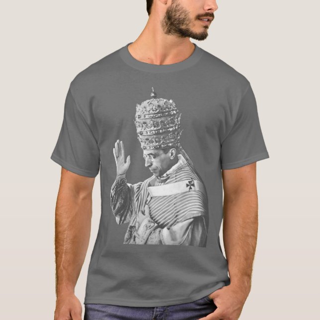 Pope Pius XII T Shirt (Framsida)