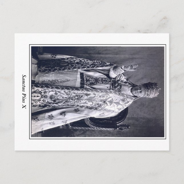 Pope Saint Pius X-vykort Vykort (Framsida)