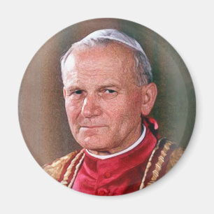 Pope St John Paul II Magnet