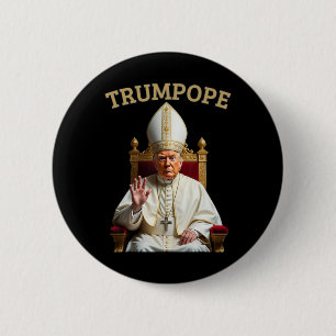 Pope Trump Funny President Trump deklarerar sig sj Knapp