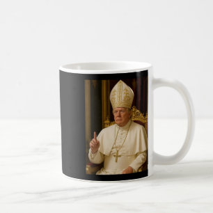 Pope Trump Funny President Trump Kaffemugg