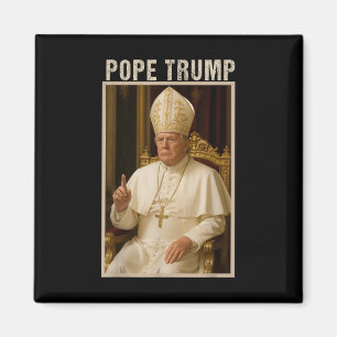 Pope Trump,lustig katolsk Trump Tee Magnet