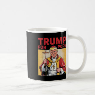 Pope Trump-ordförande Trump vill vara N Kaffemugg