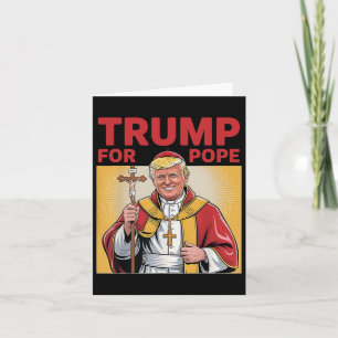 Pope Trump-ordförande Trump vill vara N Kort