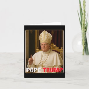 Pope Trump-ordförande Trump vill vara N Kort