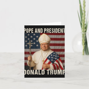 Pope Trump-ordförande Trump vill vara N Kort