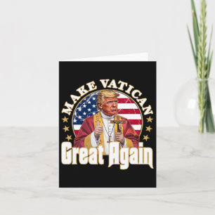Pope Trump-ordförande Trump vill vara N Kort