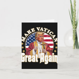 Pope Trump-ordförande Trump vill vara N Kort