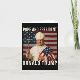 Pope Trump-ordförande Trump vill vara N Kort