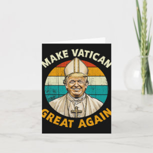 Pope Trump-ordförande Trump vill vara N Kort
